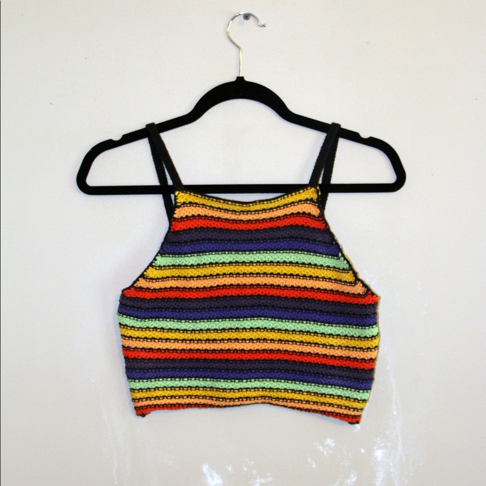 Rainbow Crop Top